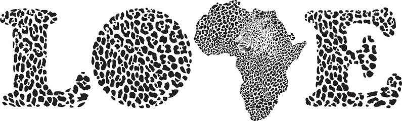 Love for African leopard - 524328910