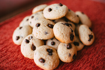 galletas con chips de chocolate