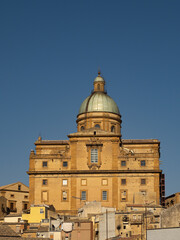 Fototapeta premium Piazza Armerina (Sicily, Italy) - The cathedral Maria Santissima Delle Vittorie