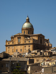 Fototapeta na wymiar Piazza Armerina (Sicily, Italy) - The cathedral Maria Santissima Delle Vittorie