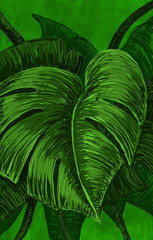 Foliage - digital painting  © neurostructure