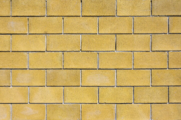 Brick wall. Brick from priority natural material shell.