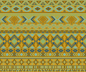 American indian pattern tribal ethnic motifs geometric vector background.