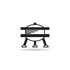 ufo icon on white background