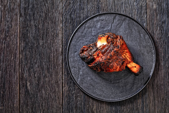 Crispy German Pork Knuckle, ham hock, Schweinshaxe