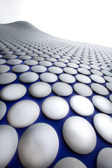 Obraz premium Abstract architecture close up of the exterior the Bullring building in Birmingham