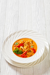 Fish Stew cooked with coconut milk and veggies