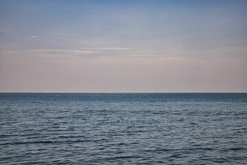 Sonnenuntergang über dem Meer, Griechenland 