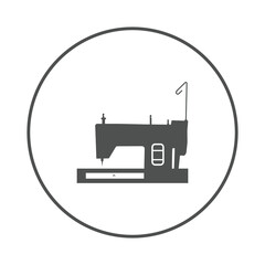 Electric textile sewing machine icon | Circle version icon |