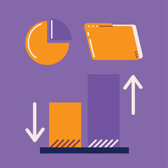 icons business marketing strategy