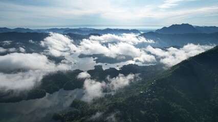 The Mountains and Fjords of Milford Sound and Doubtful Sound, New Zealand. Bengoh Valley, Sarawak.