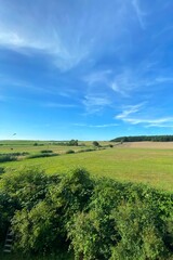 Fototapeta premium Farmland on the island of Rügen, Neu Reddevitz
