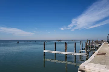 Fotobehang Venice lagoon form Pellestrina © giorgio