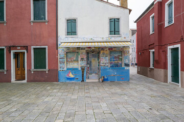 Fototapeta na wymiar Burano Island in Venice