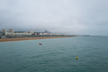 Brighton view of the beach side