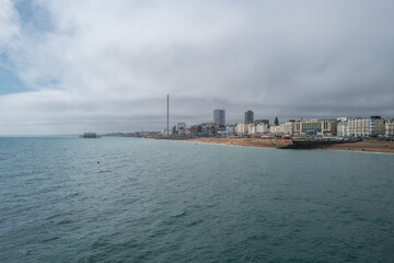 Obraz premium Brighton view of the beach side