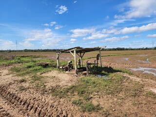 &aacute;gua na fazenda
