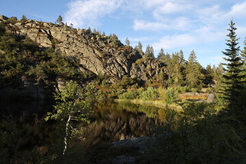 lake in the mountains