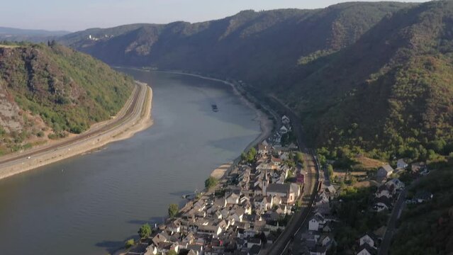 Movie of the Rhineslope at Boppard during low water