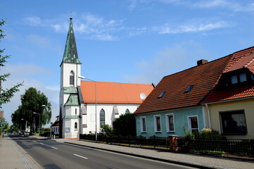 Fototapeta premium Hoppenwalde, katholische Kirche
