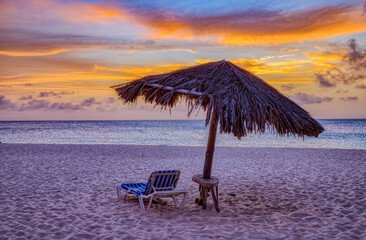 "Chilling An Aruba Sunset"