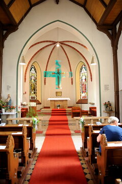 Hoppenwalde, katholische Kirche, Altar