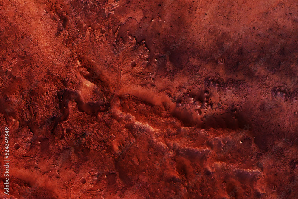 Wall mural mars surface, texture. elements of this image furnished by nasa