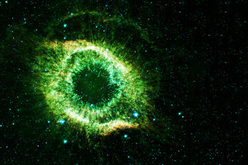 A galaxy that looks like an eye. Elements of this image furnished by NASA © Artsiom P
