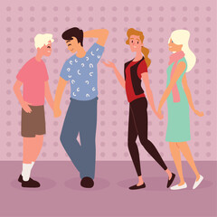 gay and lesbians couples