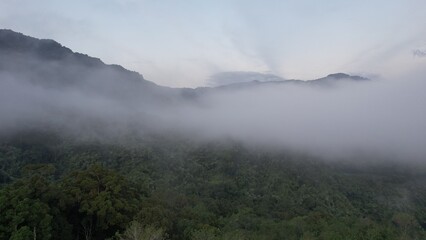 The Mountains and Fjords of Milford Sound and Doubtful Sound, New Zealand. Bengoh Valley, Sarawak.