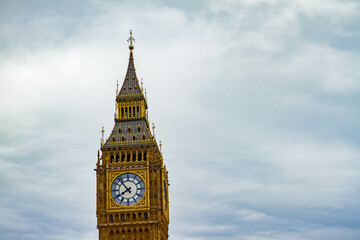 Fototapeta na wymiar Big Ben in England close up