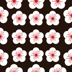 sakura flowers pattern