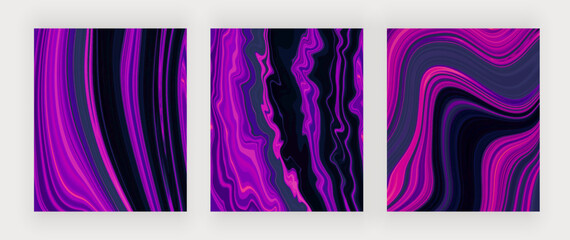 Purple marble liquid texture for design cards, invitations, wall art prints
