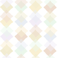Geometric seamless pattern in pastel colors