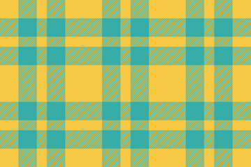 Plaid background, check seamless pattern. Vector fabric texture for textile print, wrapping paper, gift card or wallpaper.