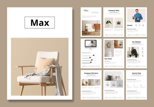 Max Minimal Brochure