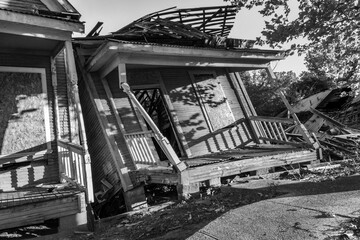 Louisiana,Shreveport,Abandoned,Houses,Shotgun
