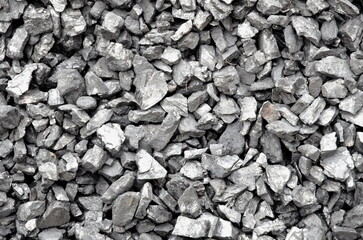 Coal mined anthracite fine fraction after dry screening.