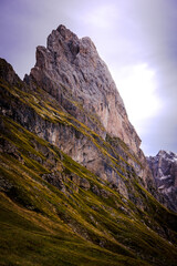 Italian Alps Mountain grey skies