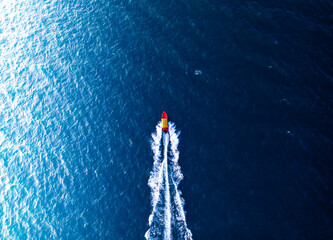 Boat in the ocean 