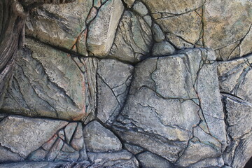 Pattern stone wall background. Natural texture. Beautiful background. Screensaver. The stone is natural.