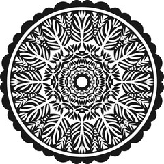 Premium Vector decorative mandala design. colouring mandala design