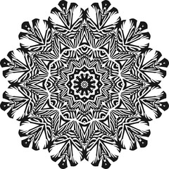 Premium Vector decorative mandala design. colouring mandala design