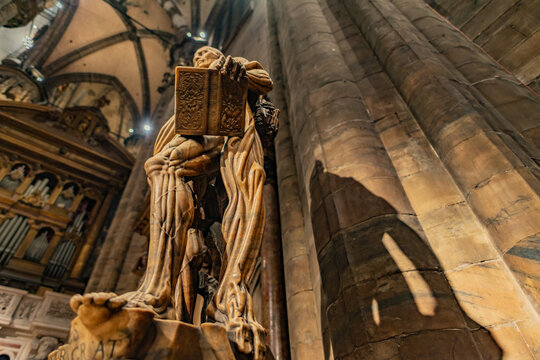 Saint Bartholomew Flayed' Duomo di Milano Milan Italy