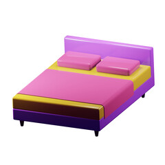 Bed 3d Icon