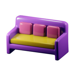 Sofa 3D Icon