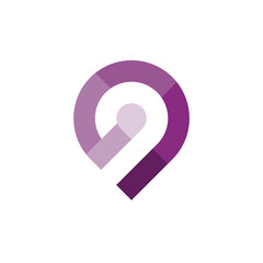 location with number 9 logo