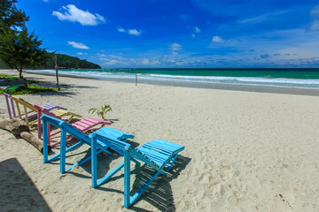 Borneo beach landscape at Kudat Sabah, Malaysia.