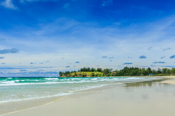 Borneo beach landscape at Kudat Sabah, Malaysia.