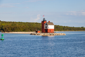 Round Island Light, lighthouse in Michigan